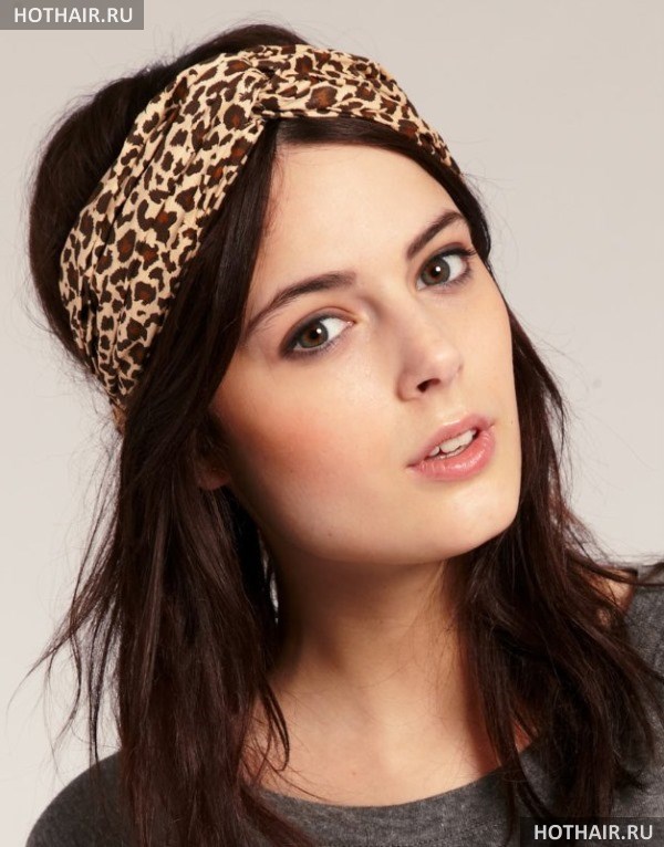 Прически с повязкой на голове длинные волосы