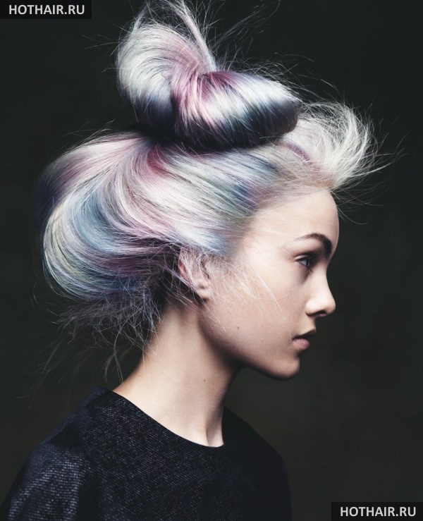 Авангардный стиль в прическе