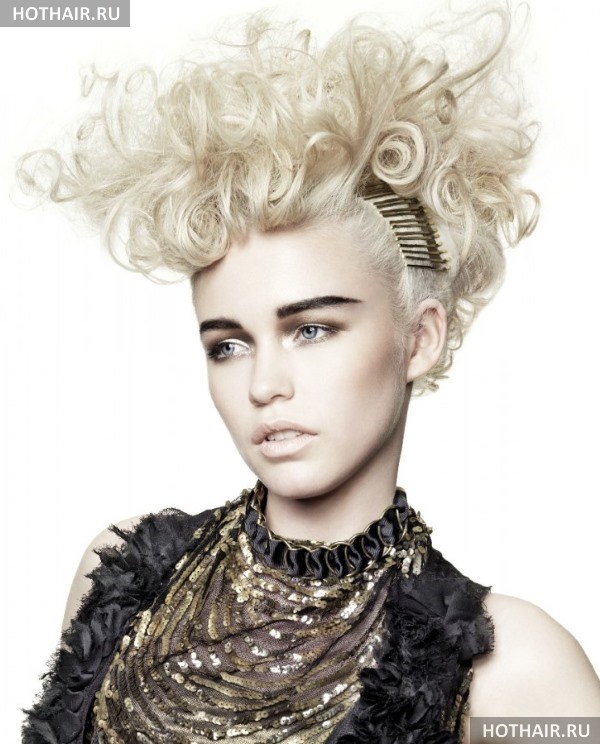 Авангардный стиль в прическе