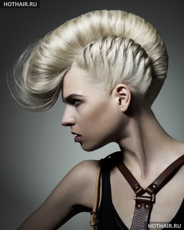 Авангардный стиль в прическе