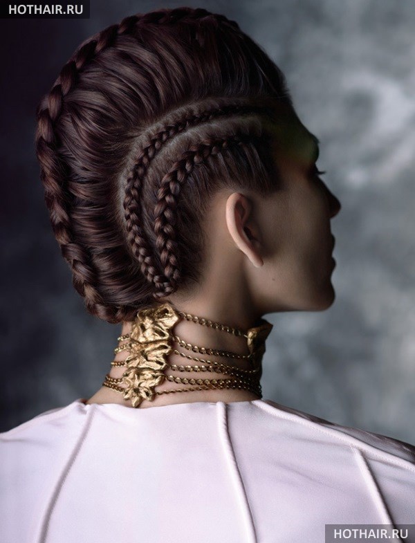 Авангардный стиль в прическе