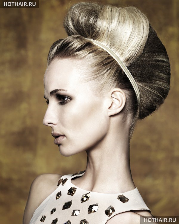 Авангардный стиль в прическе