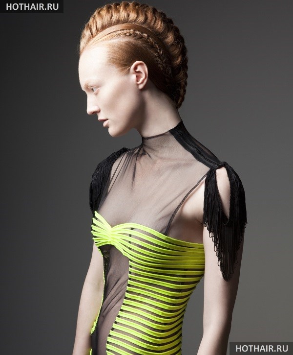 Авангардный стиль в прическе