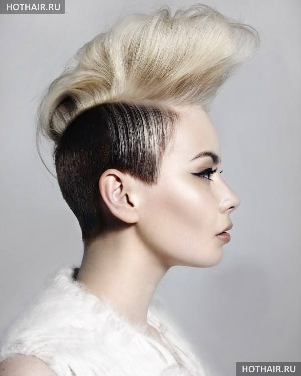 Авангардный стиль в прическе