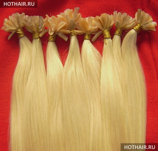 типы прядей для наращивания волос