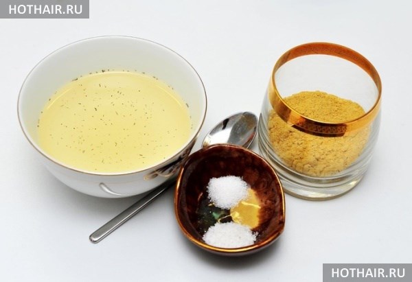 маски с горчичным порошком для волос