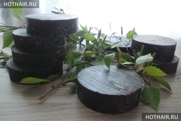 дегтярное мыло для волос