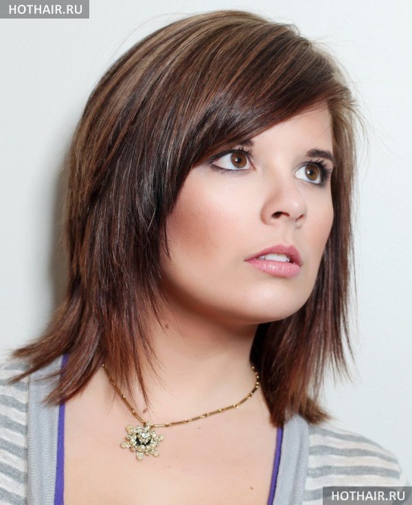 калифорнийское мелирование на русые волосы