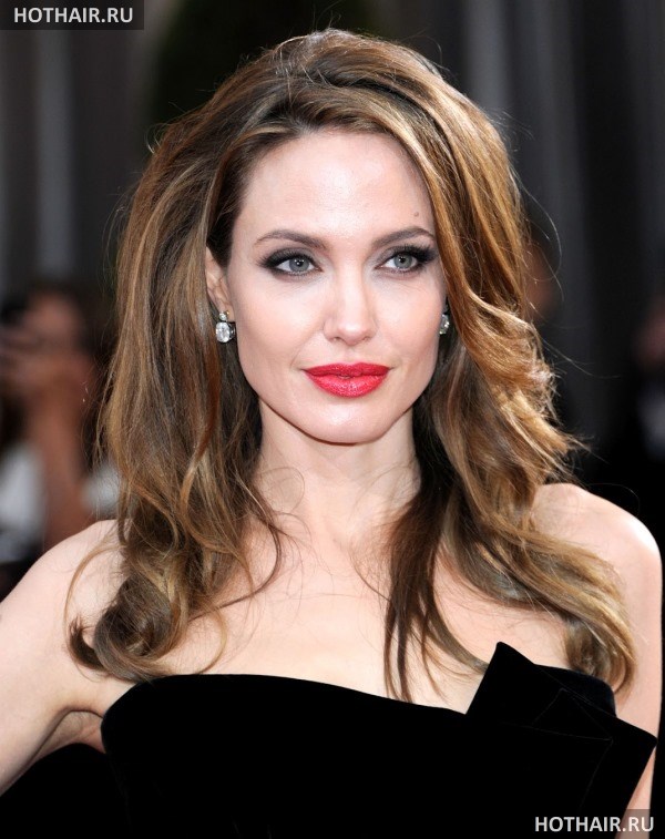 калифорнийское мелирование на русые волосы