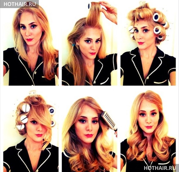 укладка длинных волос