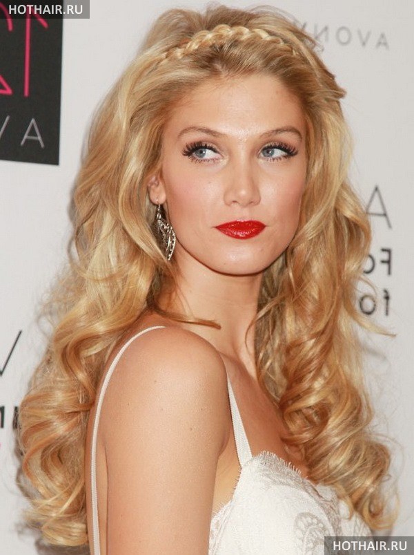 укладка длинных волос