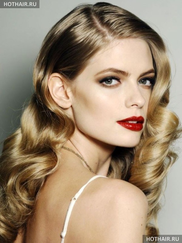 укладка длинных волос