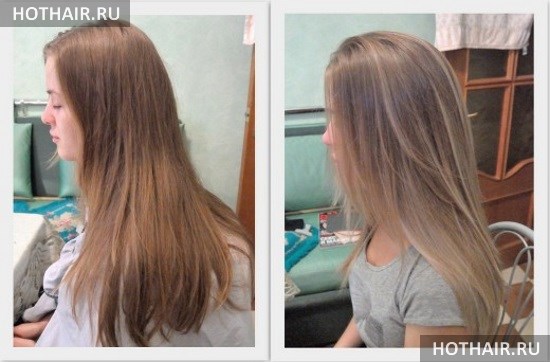 Осветление волос глицерином