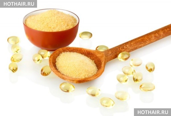 маска из желатина для волос