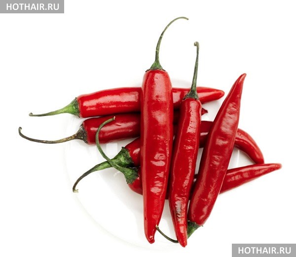 репейное масло с красным перцем