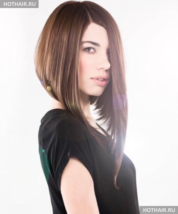 градуированное каре с удлинением