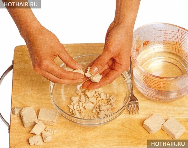 маски с дрожжами для объема волос