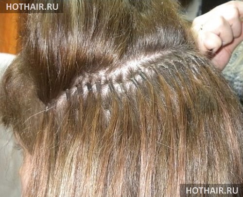 китайское наращивание волос 