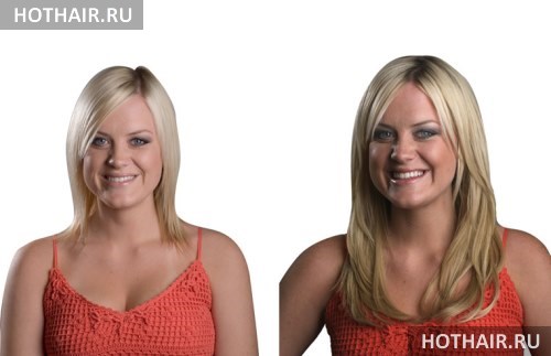 китайское наращивание волос