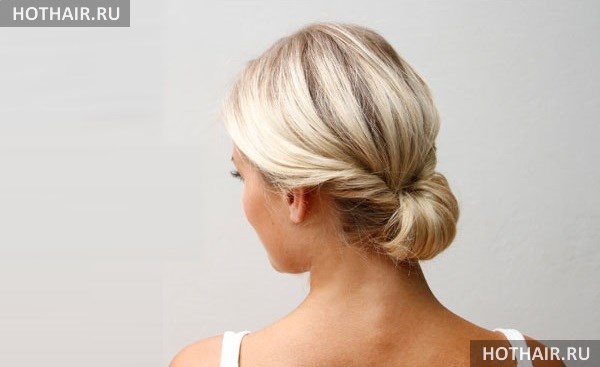 прическа на средние волосы