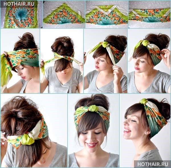 прическа на средние волосы