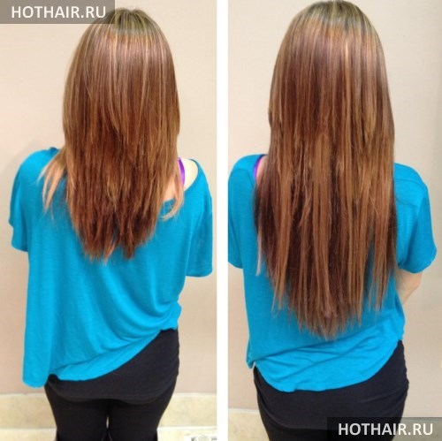 типы прядей для наращивания волос