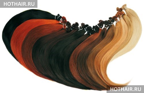 типы прядей для наращивания волос