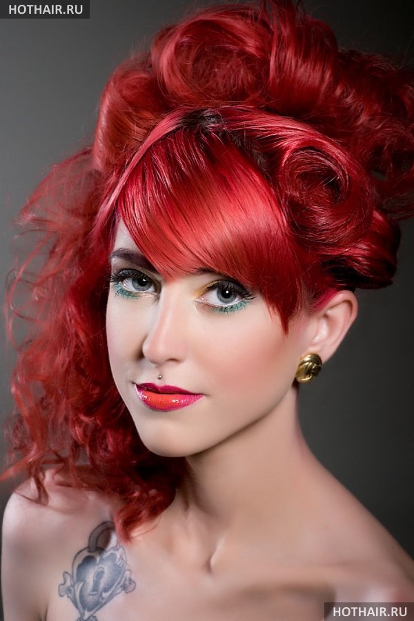 Кому идет красный цвет волос?