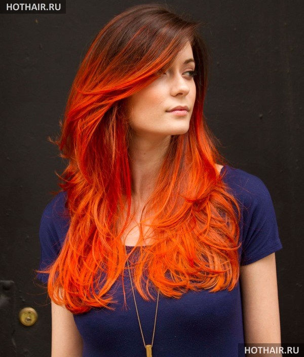 Кому идет красный цвет волос?