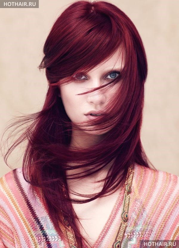 Кому идет красный цвет волос?