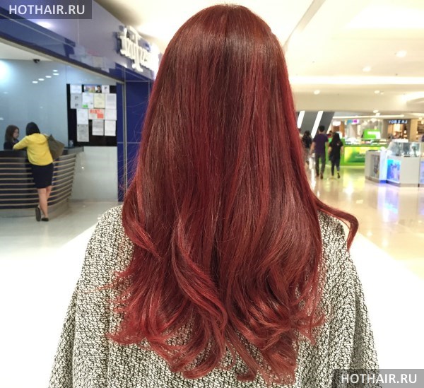 Кому идет красный цвет волос?