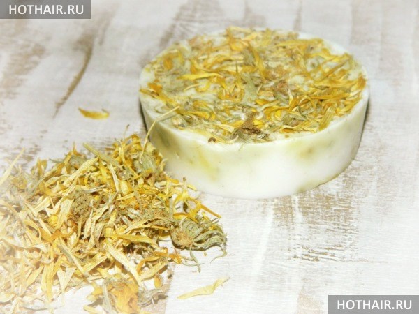 отвар календулы для волос