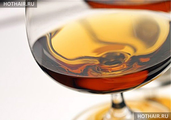 коньячная маска для волос