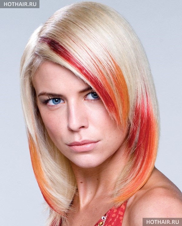 Как выглядит американское мелирование?