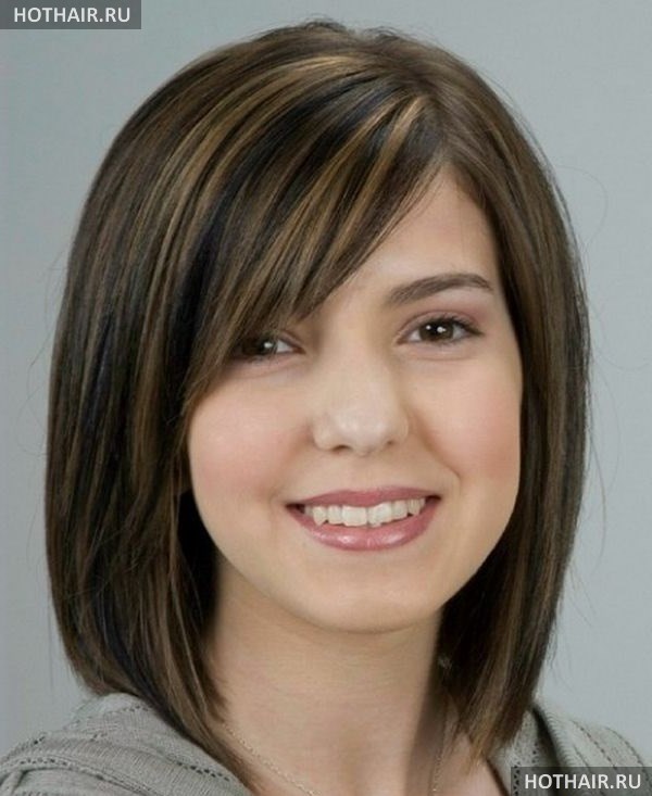 стрижки для круглого лица