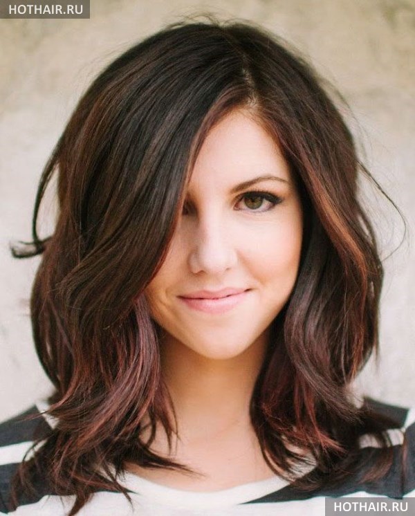 Модные стрижки на длину ниже плеч