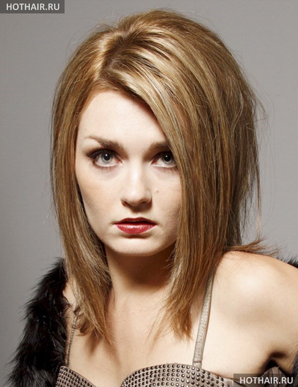 Модные стрижки на длину ниже плеч