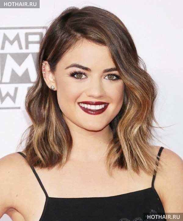 Модные стрижки на длину ниже плеч