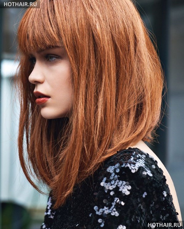 Модные стрижки на длину ниже плеч