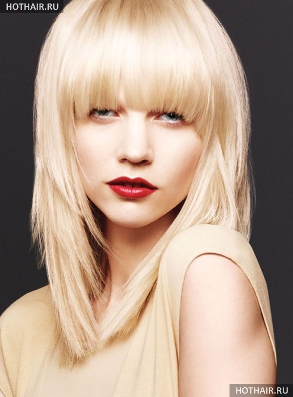 Модные стрижки на длину ниже плеч