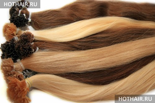 типы прядей для наращивания волос