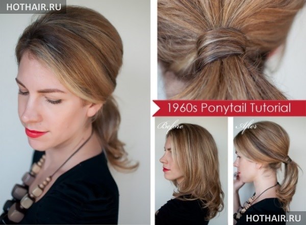 легкая прическа своими руками