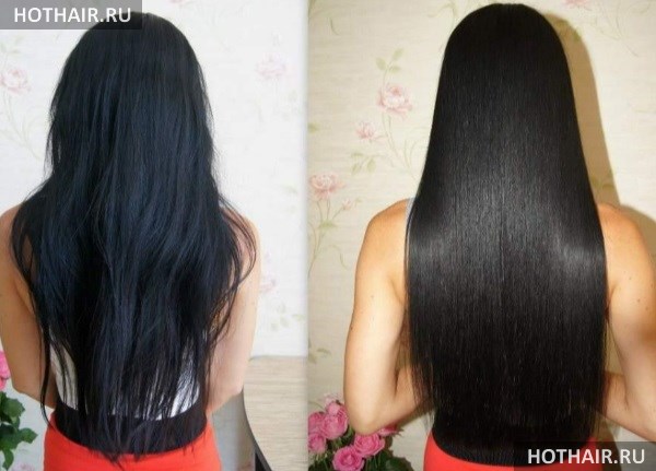 Кератиновое лечение волос