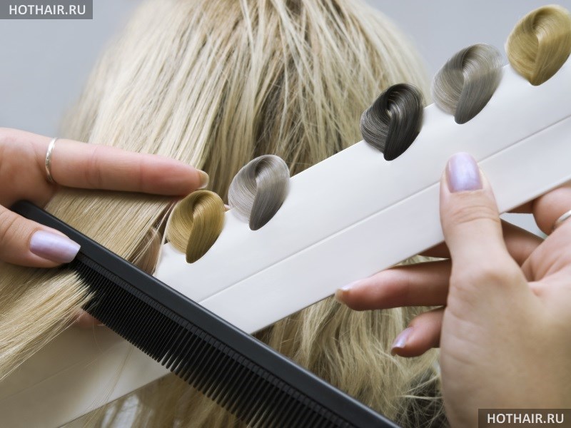 правила окрашивания седых волос