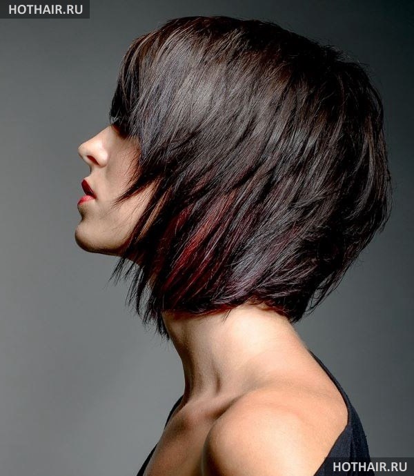 колорирование на темные волосы