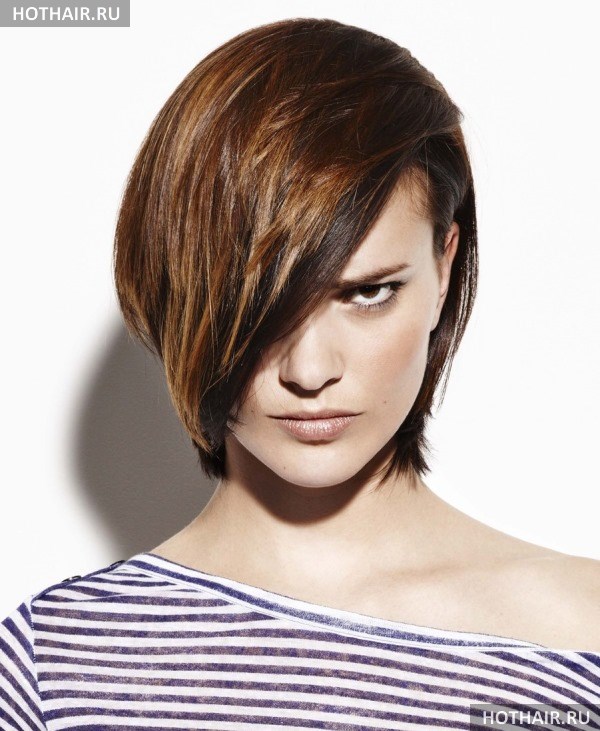 колорирование на темные волосы