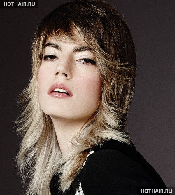 колорирование на темные волосы