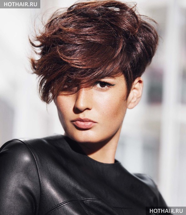 колорирование на темные волосы