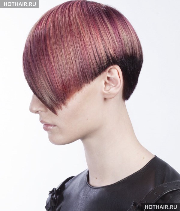 колорирование на темные волосы