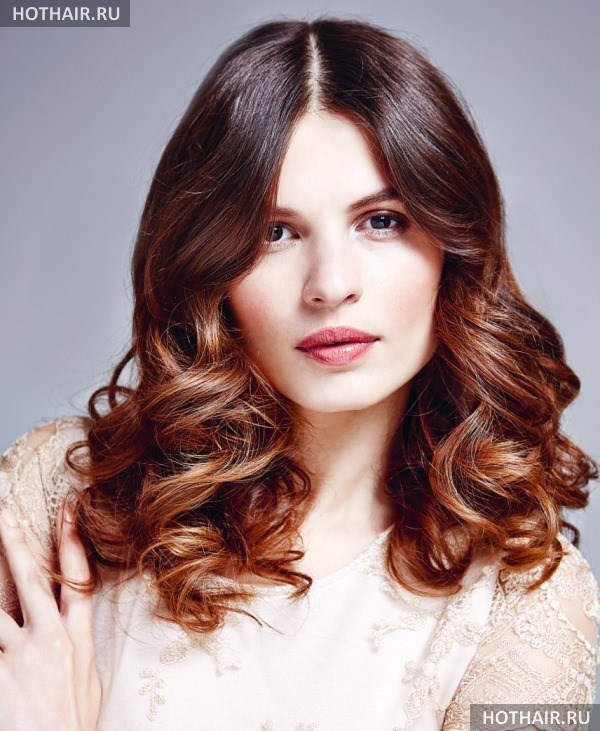 колорирование на темные волосы